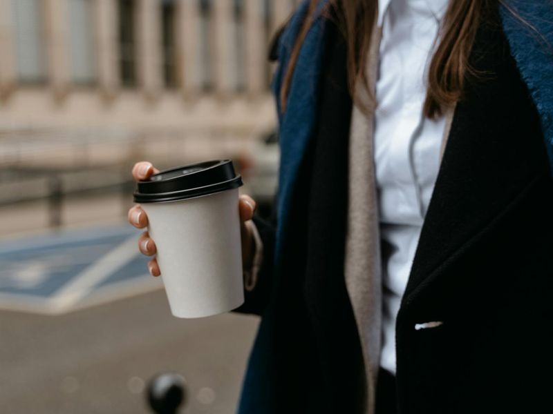 A person in comfortable sportswear in a bright, spacious room.